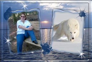 Susanne en haar witte herdershond
