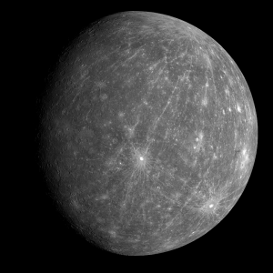 Mercury planeet oppervlak